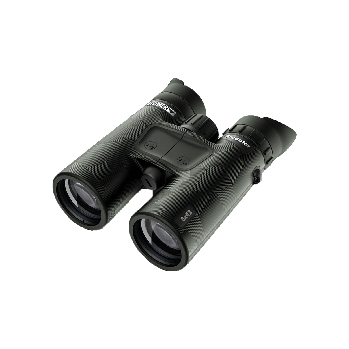 Steiner Predator 8x42 hunting binocular, side profile view