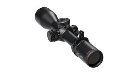 Kite Optics B6 LR 3-18x50 rear angle showing Kite Optics branding, illumination ring, and 50mm objective