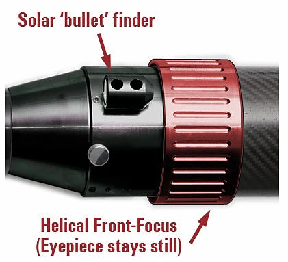 DayStar Solar Scout 60mm f/15.5 H-alpha Carbon Fiber Solar Telescope (Prominence) | SS60P | 724696426141