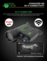 Luna Optics Quantum Digital 6-36x50 Day/Night Vision Binocular Stargazer-QD