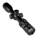 Alpen Kodiak 6-24x50 top-down view of the elevation turret showing 1/8 MOA click graduation