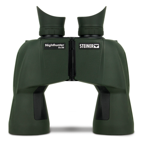 Steiner NightHunter 8x56 binocular, standing profile view