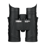 Steiner Tactical T1042 10x42 binocular, front view showing the STEINER TACTICAL 10x42 marking and nitrogen valves