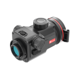 Guide TB650P 2.0 thermal clip-on rear three-quarter view of the eyepiece, power key and USB-C cover