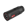 Guide TE211 pocket thermal monocular three-quarter view showing the 10mm objective lens and ultra-compact chassis