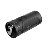 Guide TE211M touchscreen thermal monocular three-quarter view showing the 1.43 inch AMOLED touchscreen display and 10mm objective lens