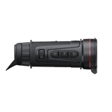 Guide Kodiak TK635L 3.0 feature callout diagram labeling the 35mm F0.9 lens, 640x512 sensor, laser rangefinder, focus wheel, 1.03-inch AMOLED display and USB-C rechargeable battery