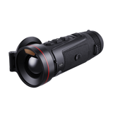 Guide Kodiak TK635L 3.0 thermal monocular, three-quarter front view with the lens cap open on the 35mm F0.9 objective