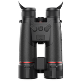 Guide TN650M Muo 2.0 binocular rear view showing the 0.49 inch 1920x1080 AMOLED display housing and adjustable interpupillary distance