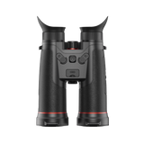 Guide TN650L thermal binocular rear view showing the 0.49 inch 1920x1080 AMOLED display housing and adjustable interpupillary distance