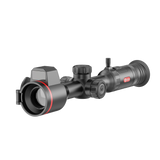 Guide TU435L thermal riflescope with laser rangefinder front three-quarter view on white background