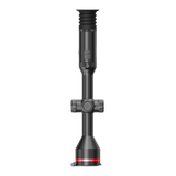 Guide TU650LS thermal riflescope top view of the focus wheel and zoom lever