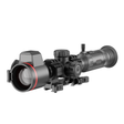 Guide TU650L thermal riflescope with laser rangefinder front three-quarter view on white background