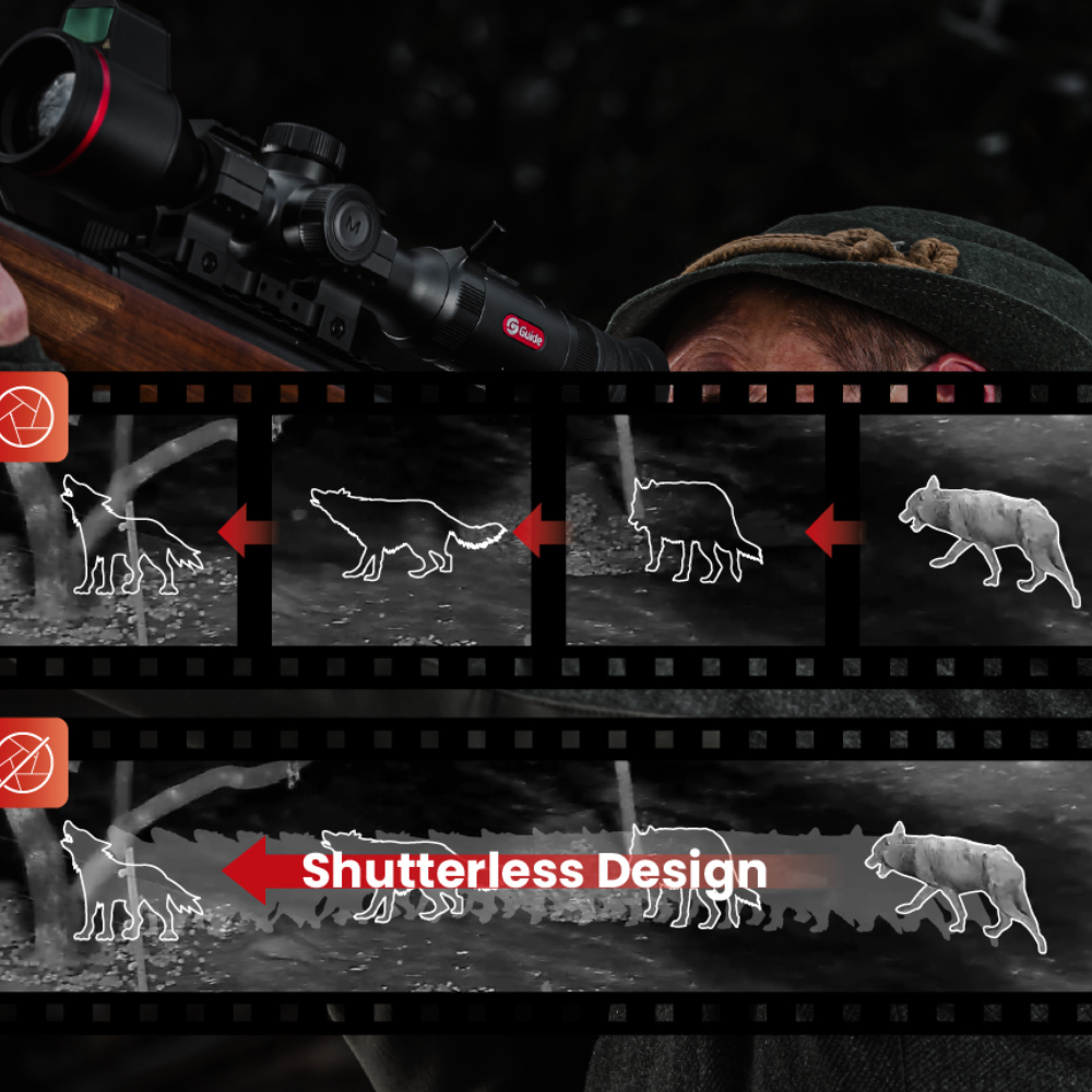 Guide TU650L thermal riflescope alternate angle