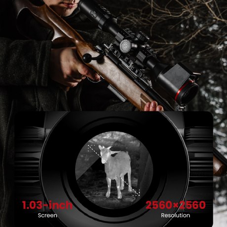 Guide TU650M thermal riflescope display and interface