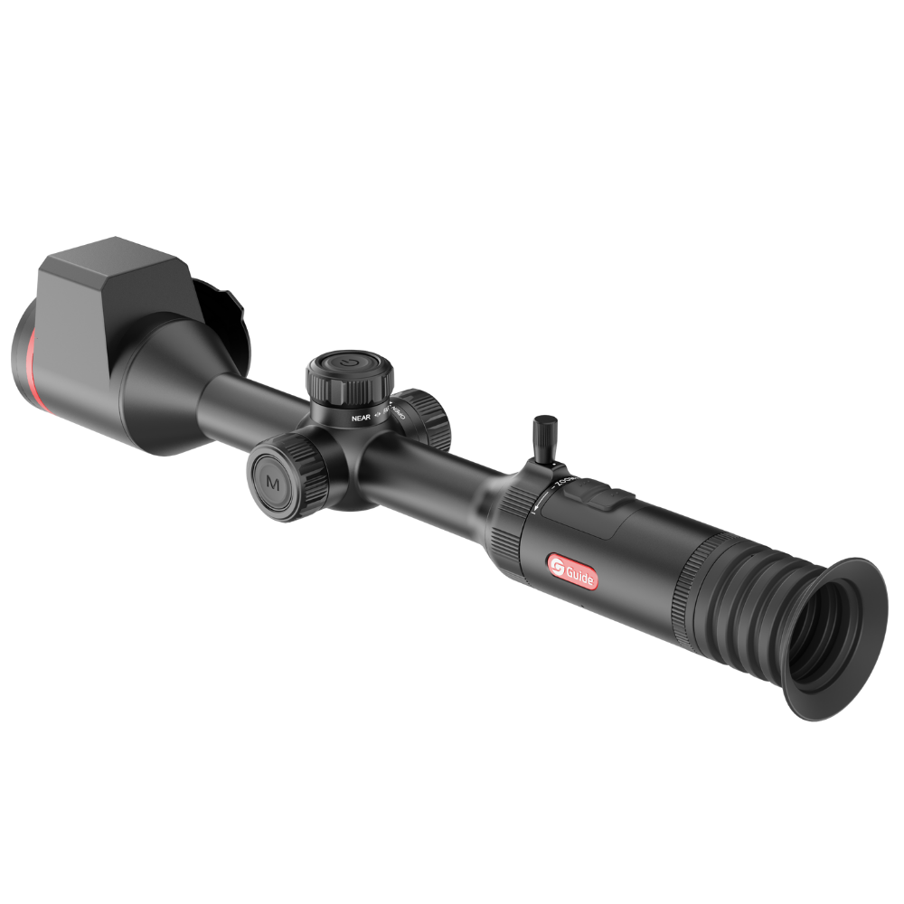 Guide TU650M thermal riflescope left side profile