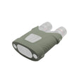 Kite Optics Silicon Jacket APC 42 in sage green, fitted on APC 42 stabilized binoculars