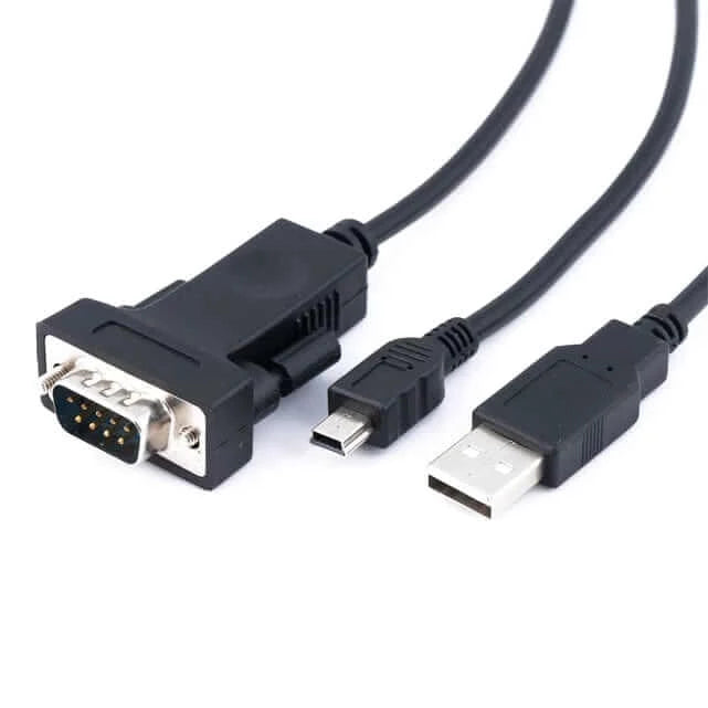 Dual plug (DB9 FTDI chipset and USB 2.0 Mini B) 8118030330782