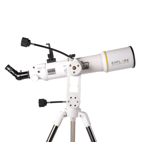 Sidara Essential 102 refractor on the Essential alt-az mount arm with slow-motion cables and diagonal