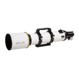 Sidara Plus 127 optical tube on its own in black tube rings with carry handle