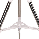 Sidara Essential 130 tripod accessory tray and leg brace, close-up