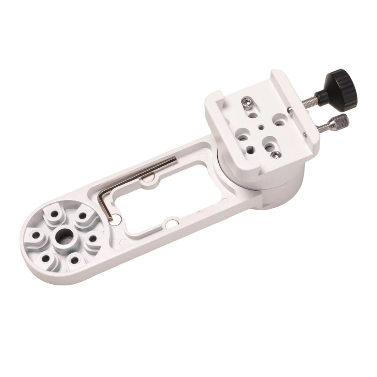 Sidara Essential mount arm on its own, showing the dovetail saddle and clamp knob, Essential 102 package