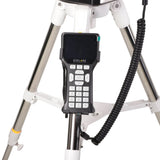 Sidara Pro GoTo hand controller hanging from its coiled cable, Sidara Pro 127 package
