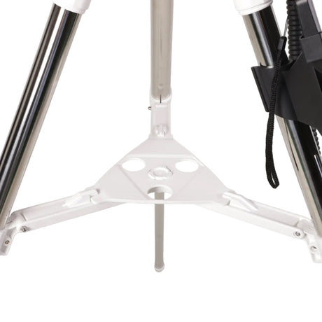 Sidara Pro GoTo tripod accessory tray and leg brace, close-up