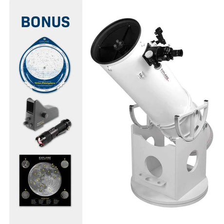 Explore FirstLight 8" f/6 Dobsonian Telescope Package | FL-DOB0806-02-PK | 812257018277