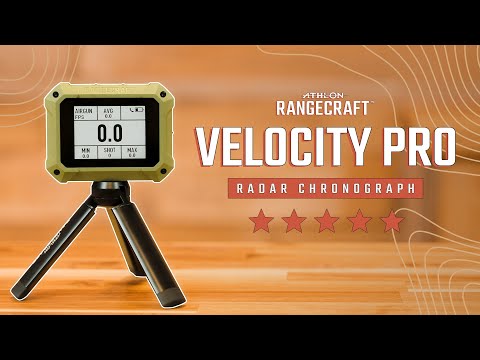 Athlon Optics Rangecraft Velocity Pro Radar Chronograph