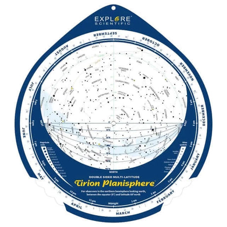 Tirion Double-Sided Multi-Latitude Planisphere | ES-TPS018 | 8118030305346