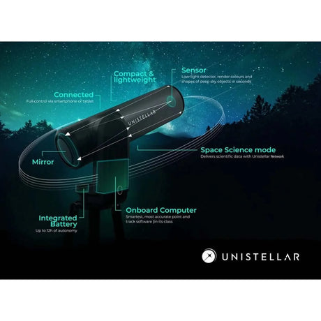 Unistellar eQuinox Digital Reflector Telescope and Backpack Bundle | ES-EQUINOXBP | 3701393200073