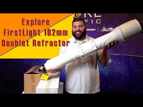 Explore FirstLight 102mm f/9.8 Doublet Refractor Telescope with Twilight I Mount
